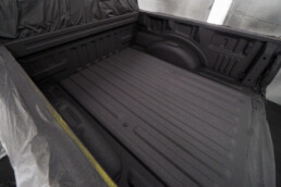 Guire truck bed liner black drivers side