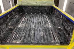 Guire truck bed liner in-progress