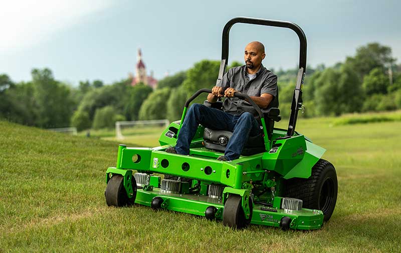 Green best sale electric mower